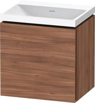 Duravit L-Cube c-shaped Set wandhängend Nussbaum Matt 450x350x480 mm - LC6948N79790000 LC6948N79790000