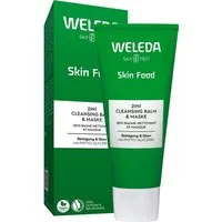 WELEDA Gesichts-Reinigungsmaske SKIN FOOD 2IN1 CLEANSING BALM & MASKE, reinigt, regeneriert normale bis trockene Haut