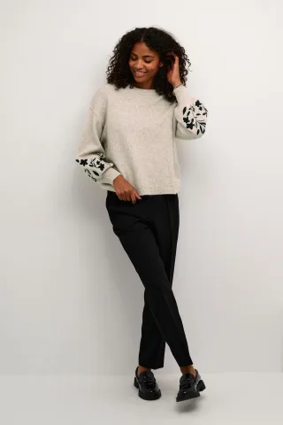 Strickpullover KAlisette Baggy fit cream