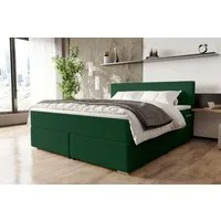 99rooms Boxspringbett Phönix (Schlafzimmerbett, Bett), mit Taschenfederkernmatratze, Topper und gepolstertem Cordstoff POSO