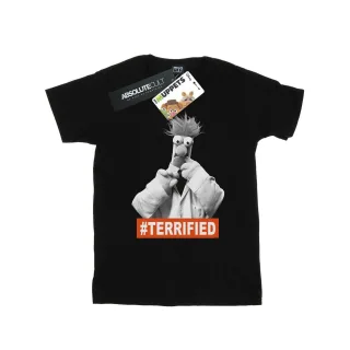 Disney - "The Muppets Beaker Terrified" T-Shirt für Herren (Schwarz)