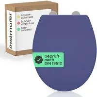 instmaier WC-Sitz instmaier Helma, Toilettendeckel mit Absenkautomatik, Absenkautomatik, zur Reinigung abnehmbar, Duroplast