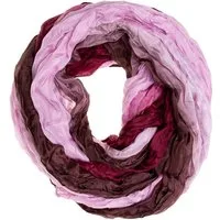 Silkroad Seidenschal Knitterschal Halstuch Schal XXL Farbverlauf bordeaux-flieder