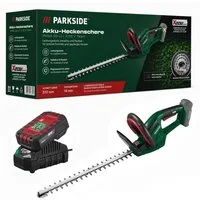 Parkside Akku-Heckenschere Akku Heckenschere PHSA 20-Li - X 20 V Team mit Akku 2.0 Ah & Ladegerät
