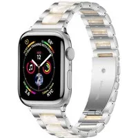 Wigento Smartwatch-Armband Für Apple Watch Series 11 10 42mm / 9 8 7 41mm Metall Design Armband
