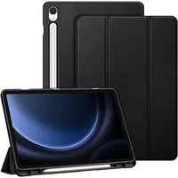 Fintie Tablet-Hülle für Samsung Galaxy Tab S10 Lite/S10 FE/S9 FE 10.9" & S9 11" Tablet, Dünne Soft TPU Rückseite Abdeckung mit Stifthalter, Auto Schlaf/Wach
