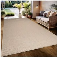 OTTO home Teppich Anna, auch als Läufer erhältlich, rechteckig, Höhe: 3 mm, In- und Outdoor geeignet, Sisal-Optik, Wetterfest & UV-beständig