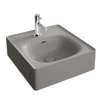 VitrA Equal Aufsatzhandwaschbecken 43 cm mit Hahnlochbank mit Hahnloch,7240B476-0631 7240B476-0631