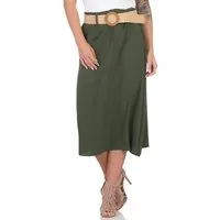 simaranda Sommerrock Damen Rock 2602 34-38 Olive
