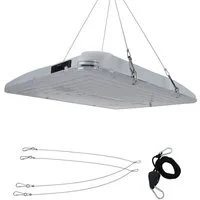 Die Bold GmbH Pflanzenlampe Grow Lampe 200 Watt (Dimmbar, Inkl. höhenverstellbarer Aufhängung), LED fest integriert, [Spritzwassergeschützt nach IP65, Wachstum & Blüte, Aktive Kühlung]