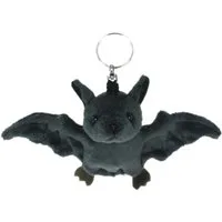 Teddys Rothenburg Kuscheltier Schlüsselanhänger Fledermaus schwarz 15 cm
