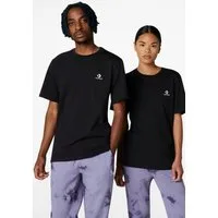Converse T-Shirt GO-TO EMBROIDERED STAR CHEVRON TEE mit Rundhalsausschnitt, Kurzarm, aus Baumwolle, in Single Jersey