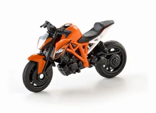 siku 1384 KTM 1290 Super Duke R Motorrad Metall/Kunststoff Orange Bereifung aus Gummi