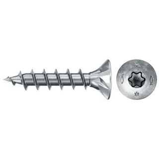 Fischer Spanplattenschraube 3,5x16 PowerFast FPF II CTF BC, Senkkopf, Innenstern TX, Vollgewinde - 670073