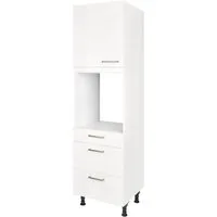nobilia® Backofenumbauschrank "Flash", Ausrichtung wählbar, mit Schublade und zwei Auszügen und einer Tür, vormontiert, Breite/Höhe: 60/216,6 cm