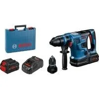 Akku-Bohrhammer GBH 18V-34 CF Professional blau/schwarz, 2x Akku ProCORE18V 8,0Ah, Bluetooth Modul, Koffer