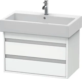 Duravit Ketho Waschtischunterbau wandhängend Weiß Matt 750x440x480 mm - KT663701818 KT663701818