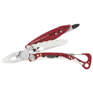 Leatherman Multi-Tool Skeletool RX, 7 Funktionen, rot , Funktionen:7, Farbe:rot, Abmessungen L x B x T:100 x 31 x 18mm