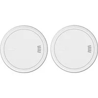 ABUS Rauchmelder PREFIRA CONNECT - vernetzbarer Rauchwarnmelder - 2er Set Rauchmelder (3-fache Fehlalarm-Reduzierung: für langfristig präzise Rauchdetektion)