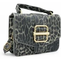 Eyecatcher Handtasche Glamour Leoparden-Handtasche mit goldener Schnalle – Stylisch & Elegan (Einzeln)