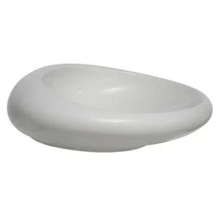 VitrA Istanbul Aufsatzschale 4280B403-0016 weiß VC, 60x54,5cm, ohne Hahnlochbank/ohne Überlaufloch