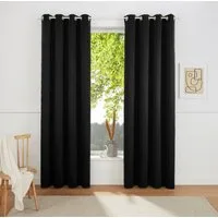 OTTO home Vorhang SOLA (1 St), Ösen, verdunkelnd, Polyester, blickdicht, Ösen-Aufhängung, wärmeabweisend, 1er oder 2er Set