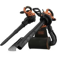 Black + Decker Akku-Laubsauger BEBLV301-QS Elektro Laubsauger, Laubbläser, Laubhäcksler 230 V
