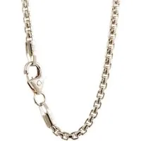 HOPLO Silberkette Silberkette Venezianerkette Länge 42cm - Breite 2,7mm - 925 Silber, Made in Germany