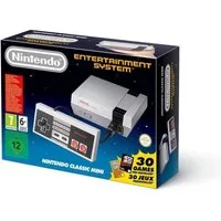 Nintendo Konsole Classic Mini NES Klassiker mit 30 Spielen HDMI Retro (Konsolen-Set, Konsole, Controller, HDMI-Kabel, USB-Kabel, 30 vorinstallierten Spiele), 30 vorinstallierten NES-Klassikern, HDMI-Anschluss und Speicherpunkten