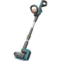 Akku-Multi-Reiniger AquaBrush Patio 18V P4A solo, Hartbodenreiniger grau/türkis, ohne Akku und Ladegerät, POWER FOR ALL ALLIANCE