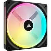 iCUE LINK QX140 RGB 140-mm-PWM-Lüfter, Gehäuselüfter schwarz, Erweiterungskit, 140 mm
