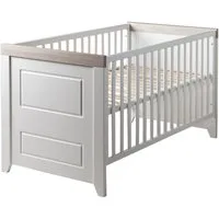 roba® Babybett Felicia, Gitterbett höhenverstellbar - Umbaubar zum Juniorbett