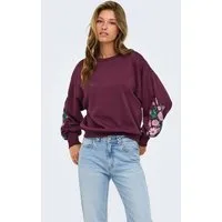 ONLY Sweatshirt ONLBrooke (1-tlg) Drapiert/gerafft