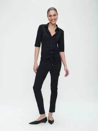 Jane Lushka - Pants Idris Technical Jersey black - Gr. - XS