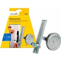 SCHELLENBERG Einlass-Gurtwickler für das Rollladensystem Maxi, Unterputz-Montage, Gurtbreite 23 mm, 1-tlg., Rollladen Einlasswickler 18,5 cm Lochabstand, verzinkt