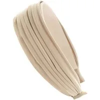 axy Haarreif Breiter Haarreif mit Falten-Design Wunderschön, Damen Breiter Haarreif Haarband Haarreifen