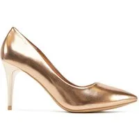DeeZee Deezee Damen High Heels Beige DZ0023 High-Heel-Stiefel