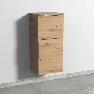 Sanipa 3way Mittelschrank mit 1 Tür und 1 Auszug, Eiche Natural-Touch, UM12985 UM12985