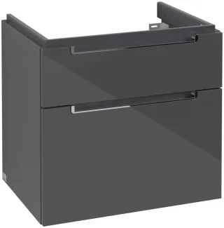 Villeroy & Boch Waschtischunterschrank Subway 2.0 A910 637x590x454mm Griff chromfarbig glänzend Glos A91010FP