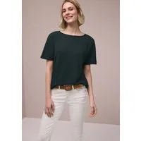 STREET ONE T-Shirt mit U-Boot-Ausschnitt
