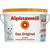 Alpina Wand- und Deckenfarbe ALPINAWEIß Alpina weiß matt 1 Liter