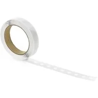 partydeco Doppelklebeband 1000 Doppelseitige Klebepunkte 12mm auf Rolle Ballonkleber transparent