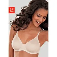 LASCANA T-Shirt-BH perfect basic mit Bügel, aus seidiger Microfaser, große Größen, bequemer BH