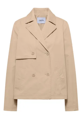 CECIL - Trenchcoat in verkürzter Passform crispy camel - Gr. - M