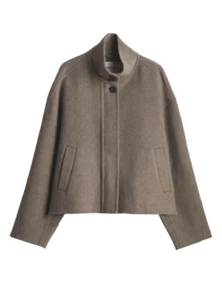 someday - Kurzjacke mit Stehkragen - Varielle braun - Gr. - 42