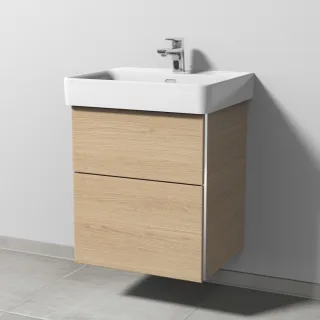 Sanipa 3way Waschtischunterbau zu Laufen Pro S Waschtisch mit 2 Auszügen, Eiche-Nordic BR76548