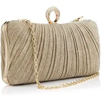 Coonoor Abendtasche Damen Abendtasche, Hochzeits-Party Clutch, Faltende Abendtasche, Klassische Handtasche