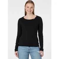 Ragwear Langarmshirt FLLORAH LONG GOTS Bestseller aus Single Jersey mit softem Finish und Knöpfen
