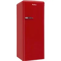 Amica Kühlschrank Retro KSR 364 150 R, 144 cm hoch, 55 cm breit, Modernes Design, großer Stauraum - einfach stark im Alltag