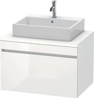 Duravit DuraStyle Konsolenwaschtischunterbau wandhängend Weiß Hochglanz & Matt 800x548x512 mm - DS53 DS531202218
